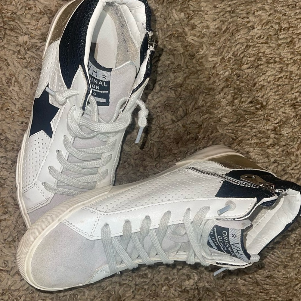 Vintage Havana Black and White Shoes